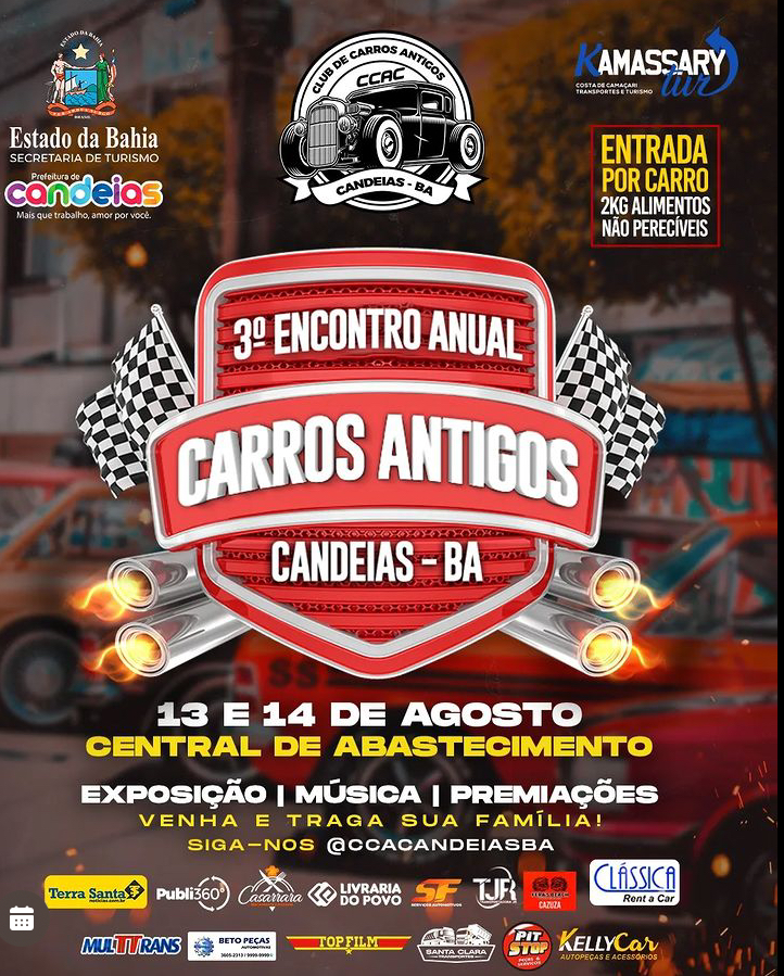 Eventos Carro Antigo - Consulte disponibilidade e preços