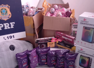 Mais de 8 mil produtos falsificados e sem nota fiscal são apreendidos no interior da Bahia