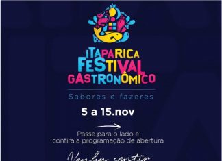 Itaparica Festival Gastronomico Sabores e Fazeres tera festa do chef com Pierre Onassis e banda Afrodisiaco