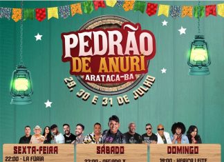 Padrão de Anuri: São Pedro de 2022 de Arataca está confirmado