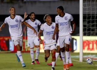 Bahia goleia o Jacuipense em Pituaçu e avança para a segunda fase da Copa do Brasil