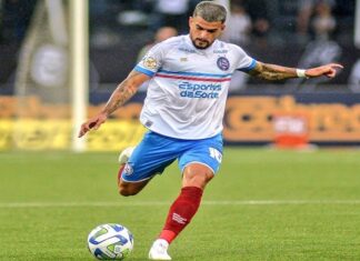 Bahia confirma lesão do meio-campista Cauly; saiba detalhes
