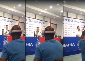 TRETA! Renato Paiva e radialista trocam gritos em coletiva pós-jogo do Bahia; veja vídeo
