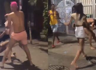 Mulher é brutalmente agredida por grupo no Porto da Barra; veja vídeo