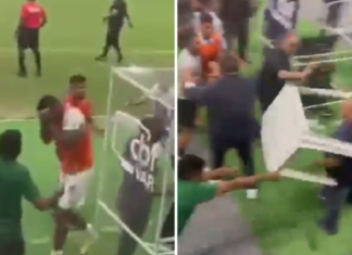 VÍDEO: Presidente de clube da Série C dá soco em rosto de jogador adversário