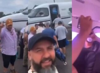 Vídeo mostra pescadores entrando em avião momentos antes de aeronave cair; assista