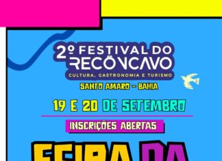 Sapeaçu, Conceição da Feira e Maragogipe estarão no 2º Festival do Recôncavo em Santo Amaro
