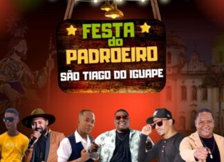 PREFEITURA DE CACHOEIRA DIVULGA PROGRAMAÇÃO DA FESTA DO PADROEIRO SÃO TIAGO DO IGUAPE 2025