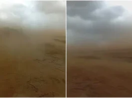 Tempestade de areia assusta moradores no Oeste da Bahia