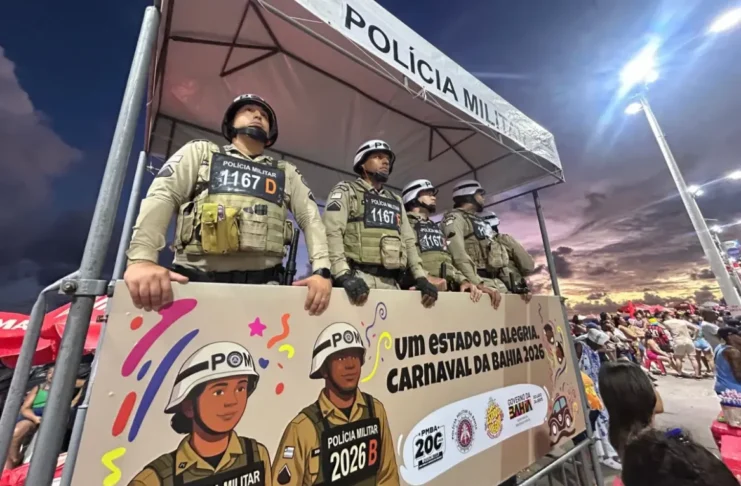 Número de roubos cai 40% e furtos apresentam redução de 23,7% no quinto dia do Carnaval