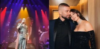 Após término, Diogo Nogueira homenageia Paolla Oliveira em show: ‘Amor não acaba’