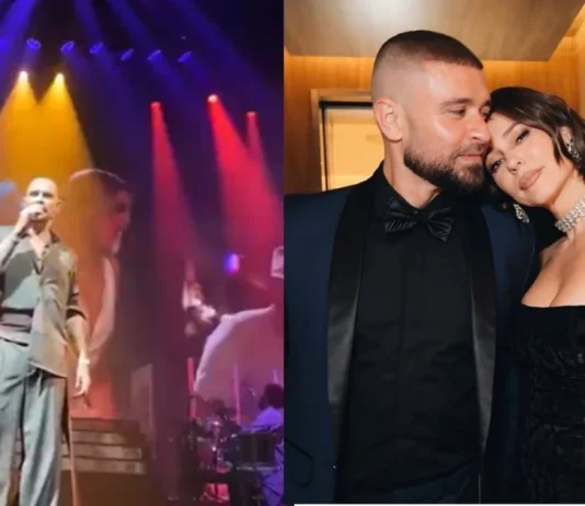 Após término, Diogo Nogueira homenageia Paolla Oliveira em show: ‘Amor não acaba’