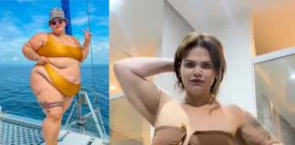 Thais Carla posa com vestidinho tamanho 36 após perder mais de 100 kg: ‘Respeita!’