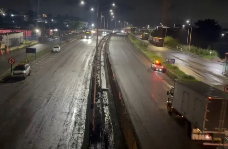 Dnit libera tráfego na BR-324 após conclusão dos serviços de recuperação do pavimento