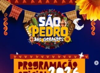 SÃO PEDRO DAS GERAÇÕES CONFIRA PROGRAMAÇÃO