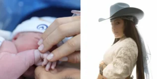 Nasce Dom, primeiro filho da cantora Lauana Prado com Tati Dias: ‘Em meus braços’