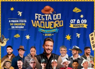 Tradição e muita música: Pedro Alexandre te espera para a Festa do Vaqueiro de 7 a 9 de agosto