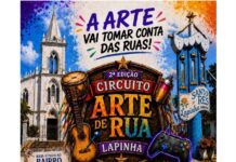 2ª Edição do Circuito Arte de Rua movimenta o bairro da Lapinha no domingo (20/09)