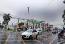 Temperatura suaviza nesta 4ª e chance de chuva é de 96%